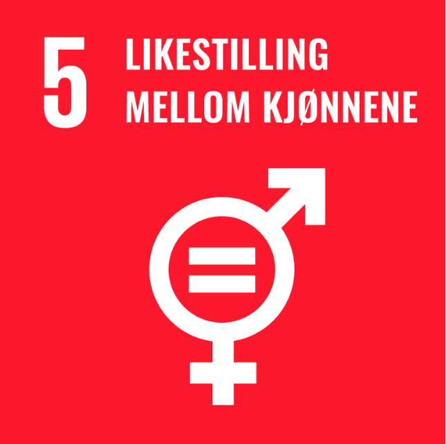 Ilustrasjon: Likestilling mellom kjønnene - FNs bærekraftsmål nummer 5