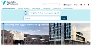 Bilde av Høgskolen på Vestlandet sin personalhåndbok